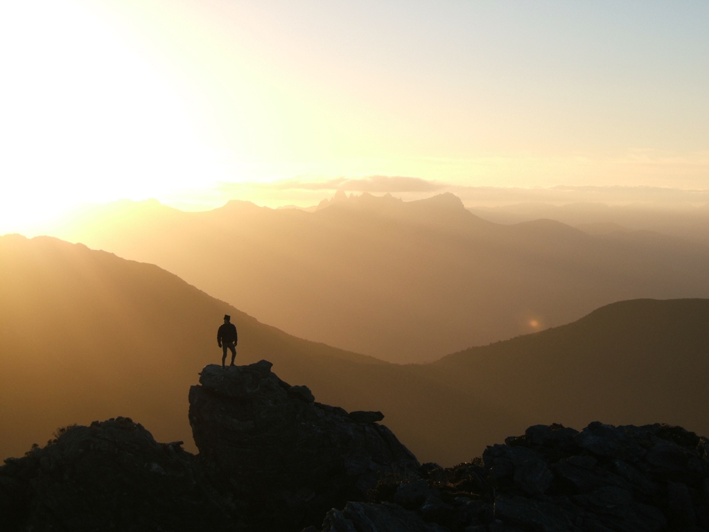 Dawn on Mt Columba